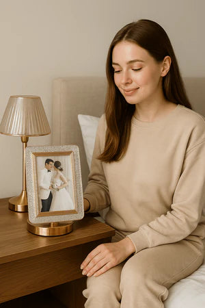 Crystal LED Photo Frame Lamp | مصباح إطار الصور الكريستالي LED